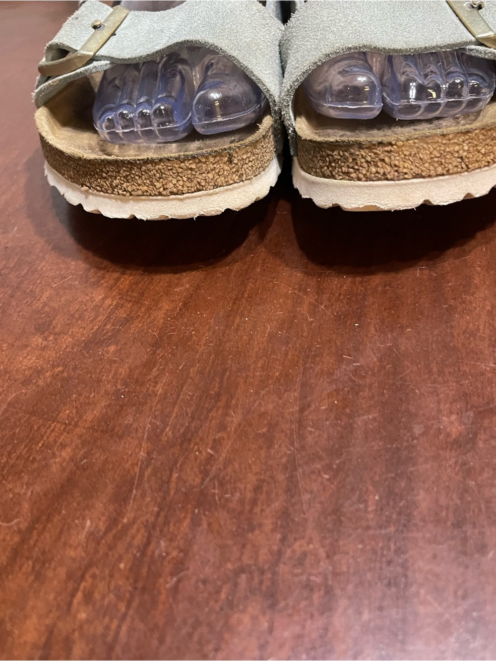 Birkenstock Arizona soft footbed light blue sandals 40 - Picture 3 of 9